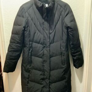 Calvin Klein Black Puffy Zip Up Coat women Size: XS